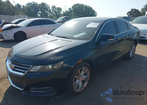 2014 Chevrolet Impala 2Lt из США, поврежденный, VIN 2G1125S35E9101351